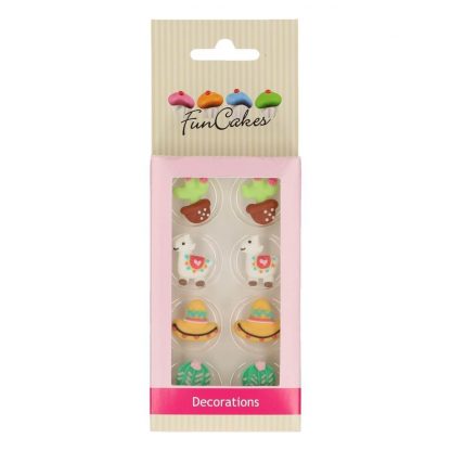 FunCakes Suikerdecoratie Alpaca 8 stuks