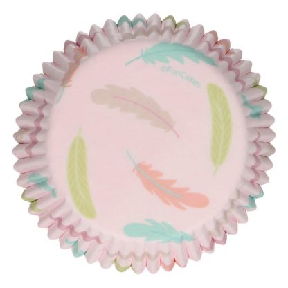 FunCakes Baking Cups 48 stuks - Pastel Feathers