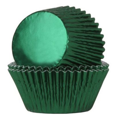 FunCakes Baking Cups 24 stuks – Foil Groen