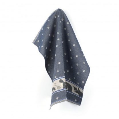 Bunzlau Theedoek Cats Blue