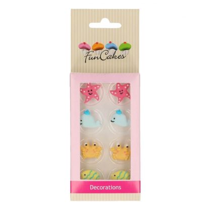 FunCakes Suikerdecoratie Sea Life 8 stuks