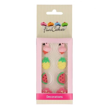 FunCakes Suikerdecoratie Tropical 8 stuks