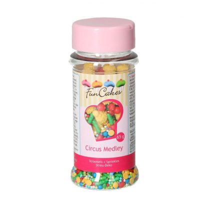 FunCakes Sprinkles 65 g – Circus Medley