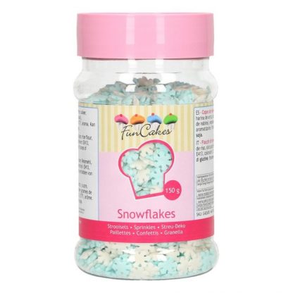 Funcakes Sprinkles 150 g – Snowflakes