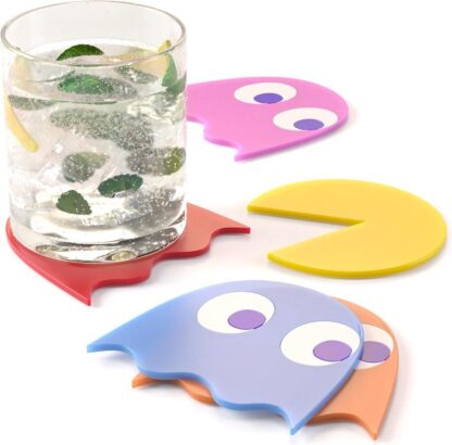 Balvi Glas onderzetters Pac-Man