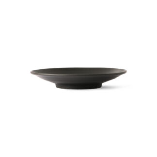 HKliving Dessertbordje Zwart Kyoto - 16cm
