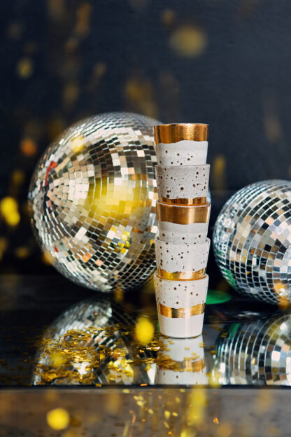 HKLiving 70's Koffiemok - Christmas Special Sparkle