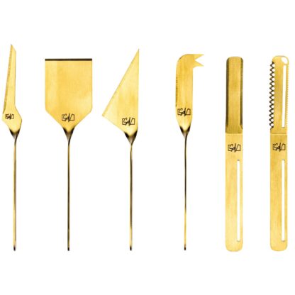Laguiole Style de Vie Kaas- en Botermessenset Goud