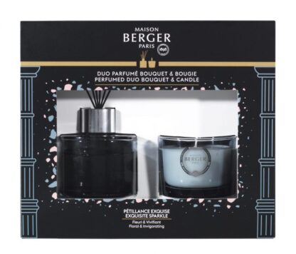 Scoor nu gauw de Maison Berger Duo Giftset Geurstokjes & Kaars in de aanbieding!
