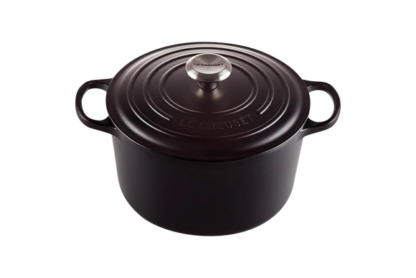 Le Creuset Stoofpan Signature Hoog Mat zwart – 24 cm