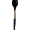 Siliconen roerlepel 33cm - Zwart/Hout