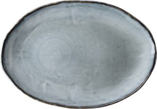 Organic Serveer schaal Ovaal – Blauw - 2 maten