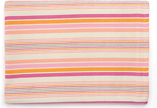 Tint Tafelkleed Striped Drill Satin Corail - 150 x 250 cm