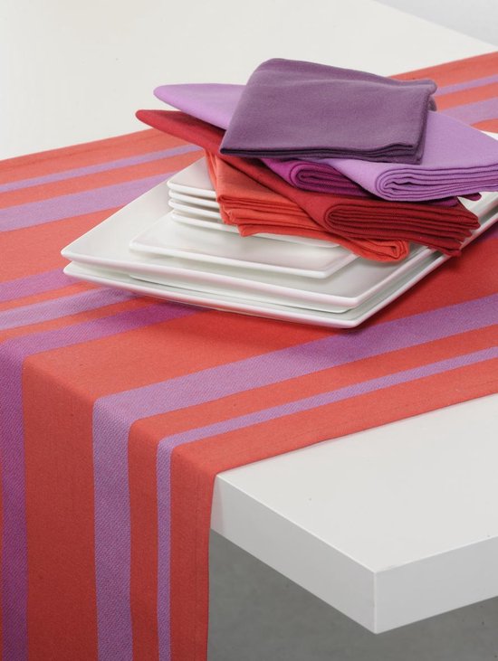 Tint Tafelloper Striped Satin Grenadine - 50 x 150 cm