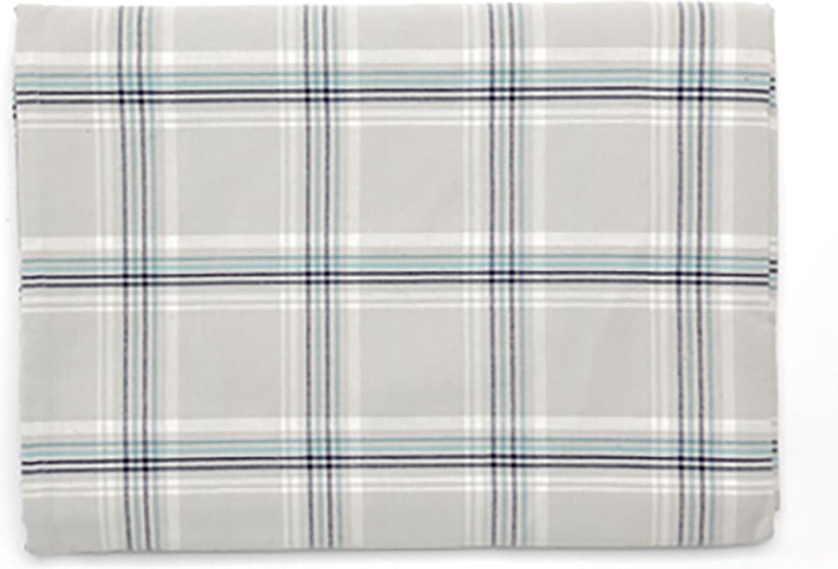 Tint Tafelkleed Big Madras Checks Lagoon - 150 x 250 cm