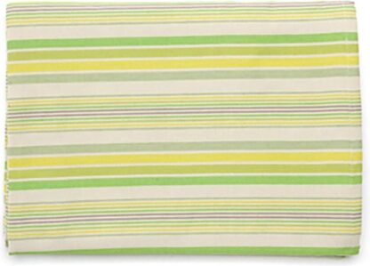 Tint Tafelkleed Striped Drill Satin Tilleul - 150 x 250 cm