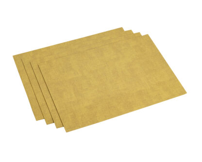 Placemat Vegan Leather - Rechthoekig 43x 30 - Geel