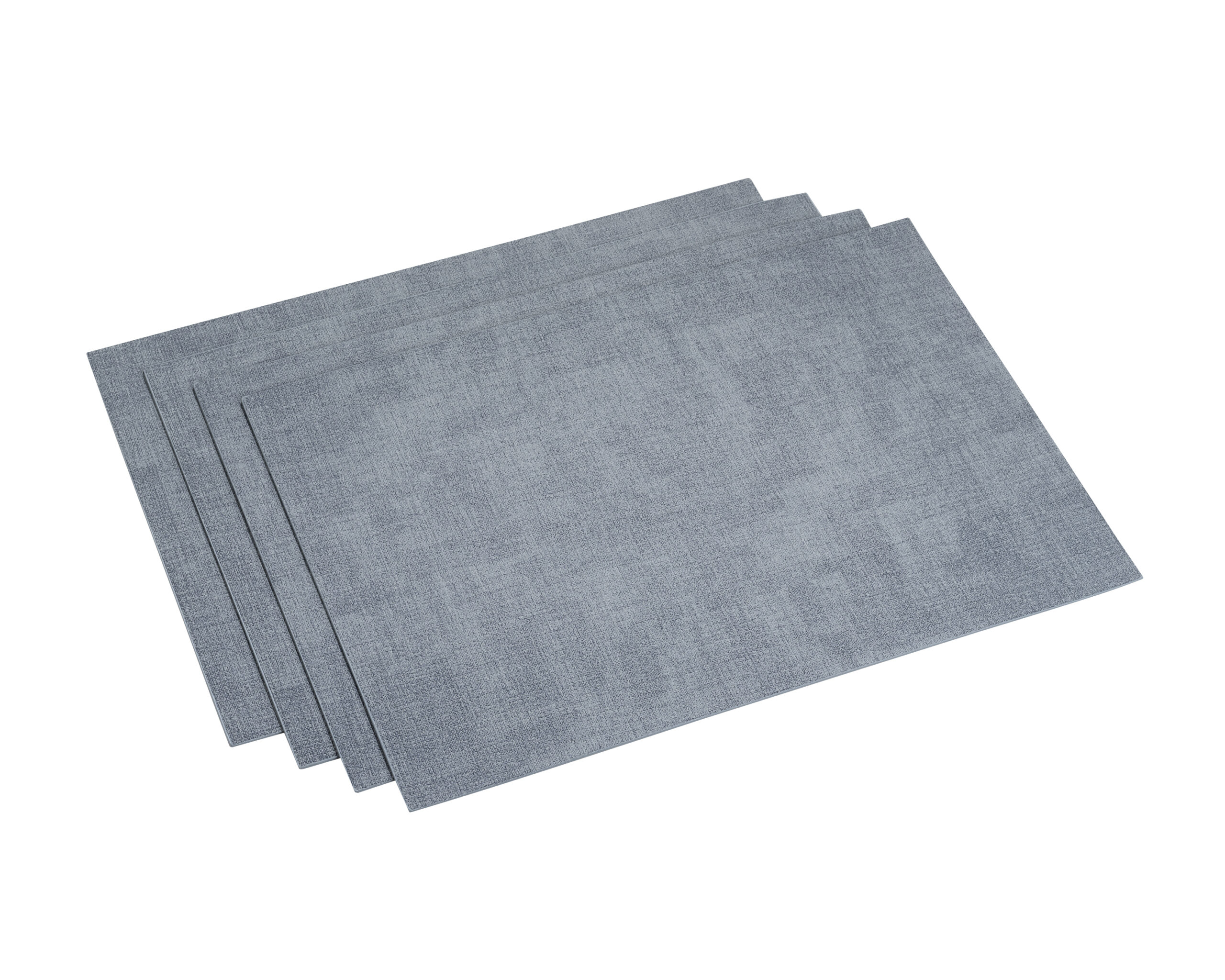 Placemat Vegan Leather - Rechthoekig 43x 30 - Lichtblauw