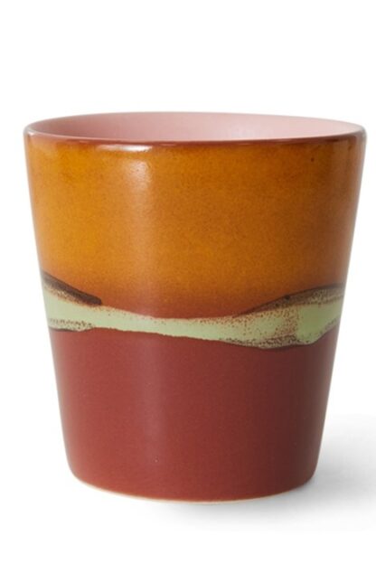 HKLiving 70's Koffiemok - Clay