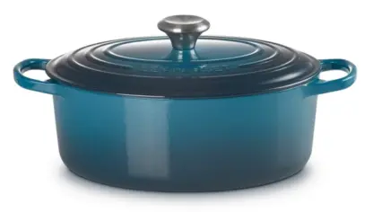 Le Creuset Stoofpan Signature Ovaal Petrol – 29 cm