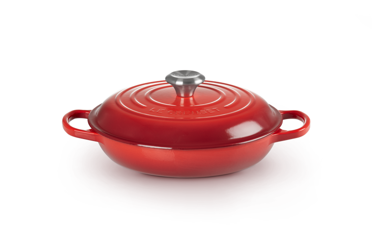 Le Creuset Campagnard Stoofpan Kersenrood – 30 cm