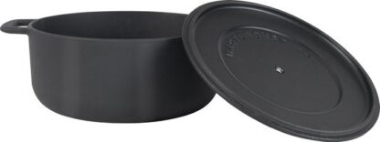 combekk-sous-chef-braadpan-gietijzer-24cm-zwart