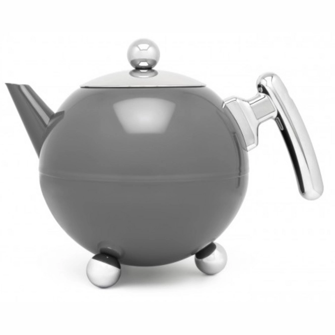 Bredemeijer Theepot Duet Bella Ronde 1.2L - Cool Grey