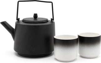Bredemeijer - Theeset Hubei - Gietijzeren theepot 1.2L met twee kopjes