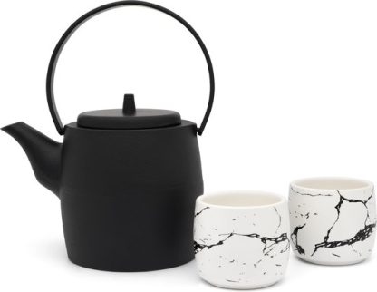 Bredemeijer - Theeset Kobe - Gietijzeren theepot 1.2L met twee kopjes