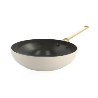 Bk Sublime wokpan Cream White 28cm