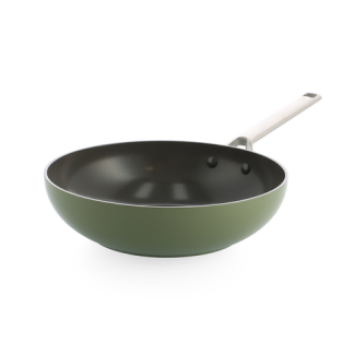 Bk Sublime wokpan Olive Green 28cm