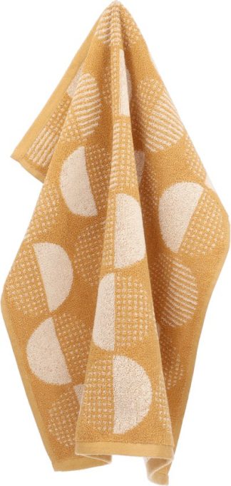 Bunzlau Handdoek – Dots Yellow