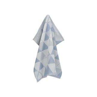 Bunzlau Theedoek – Triangles Grey-Blue