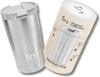 thermosbeker zilver 350ml