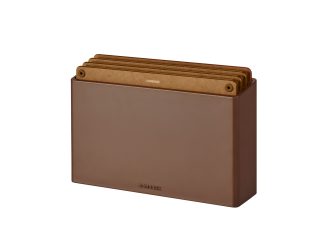 Combekk Snijplankenset 4 delig - Brown/Brown