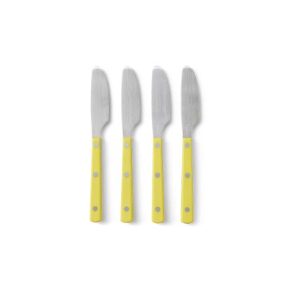 HKliving botermessen set Lemon - 4 stuks