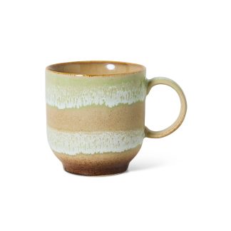 HKliving 70's Koffiemok - Umber