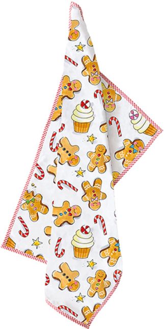 Blond Amsterdam Kerst Theedoek