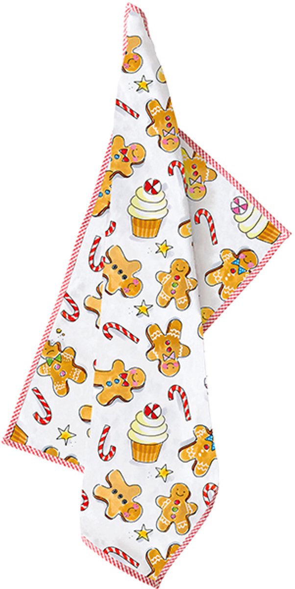 Blond Amsterdam Kerst Theedoek