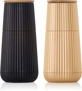 Adhoc Scape Peper- & Zoutmolen 13cm - Zwart & Goud