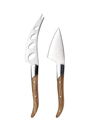 Moments Kaasmessen Olijfhout set van 2