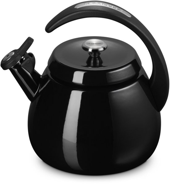 Le Creuset fluitketel Cloche - 2.1liter - Ebbenzwart